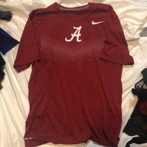 Red Nike Alabama T shirt